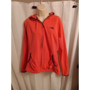 The NORTH FACE women's Full Zip TKA 100 Fleece HOODIE  MICROFLEECE Jacket  XL